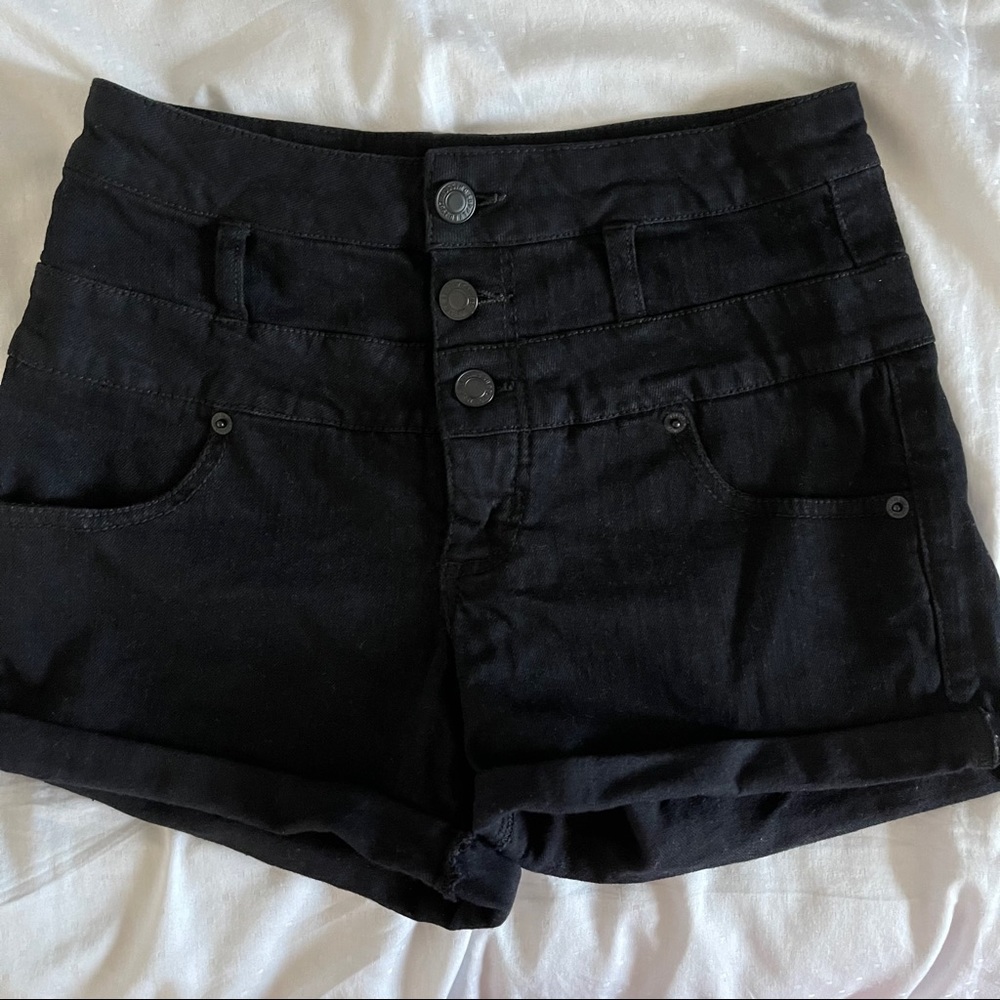 Target Black Denim Shorts